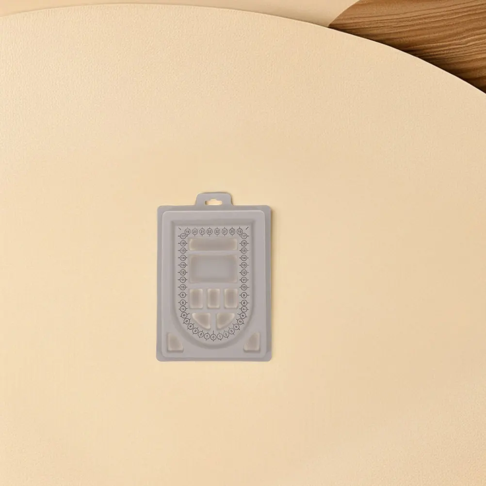 

Flocked Jewelry Design Board Beading Tool Mat Tray Measurement -Saving Lightweight Portable Jewelry Making Bead Board