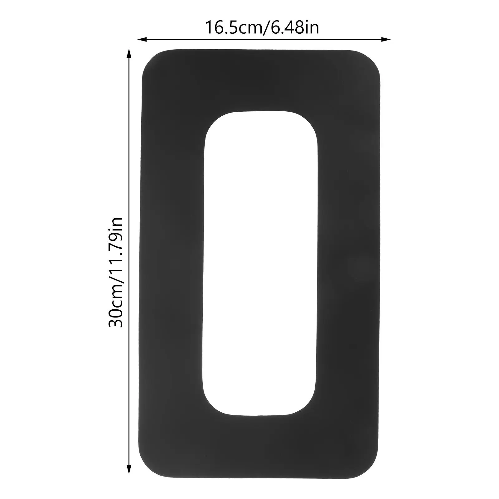 4Pcs Paddle Board Fin Box Mount Patch PVC Repair Adhesive Connector Center Fin Slot Adapter Detachable Base for Sup Surf Kayak view 3