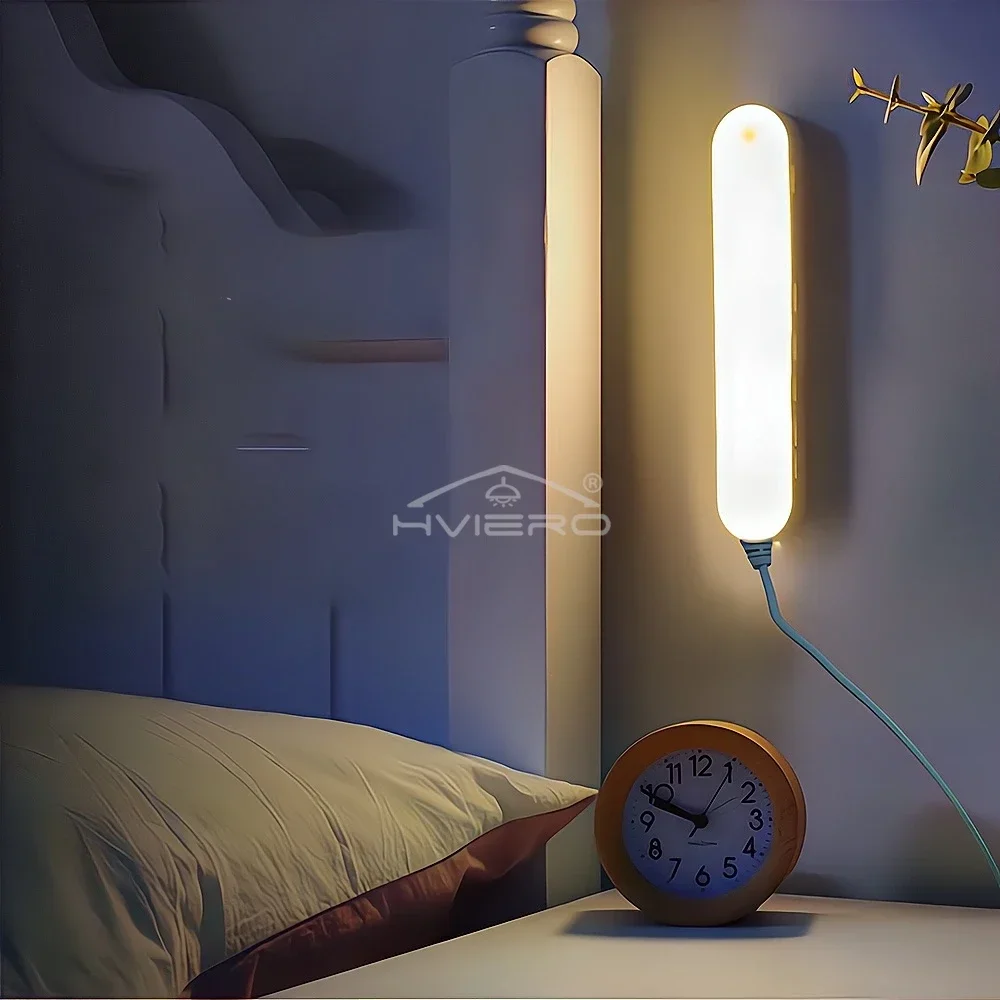 Led ナイトライト充電式 USB タッチモーションセンサー寝室の装飾ホームランプインテリアノベルティ階段デスククローゼット保護目