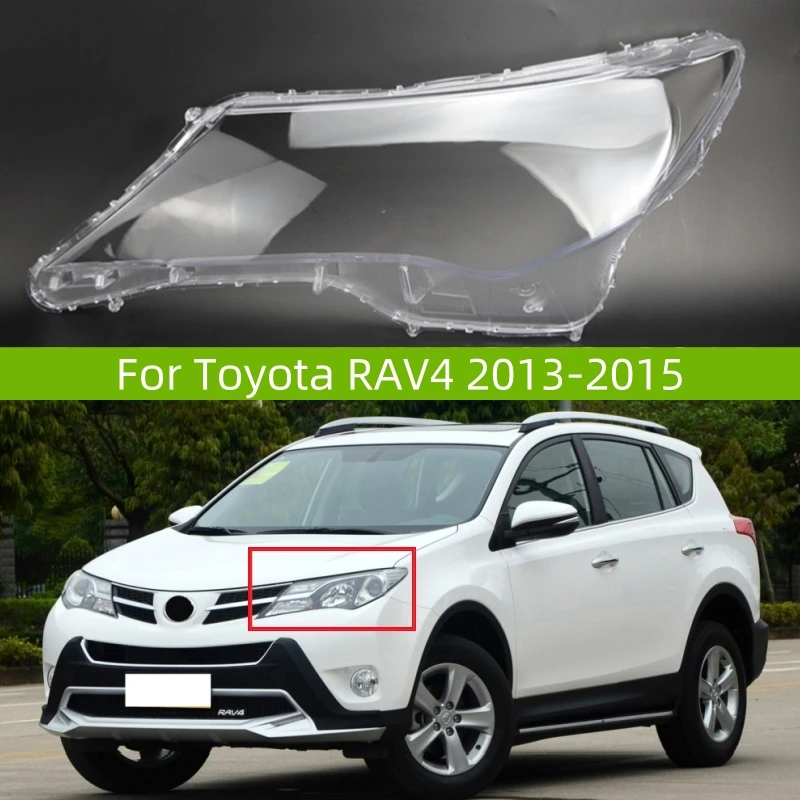 

Для Toyota RAV4 2013 2014 2015, автомобильные украшения, аксессуары, стекло фары, замена оригинального абажура