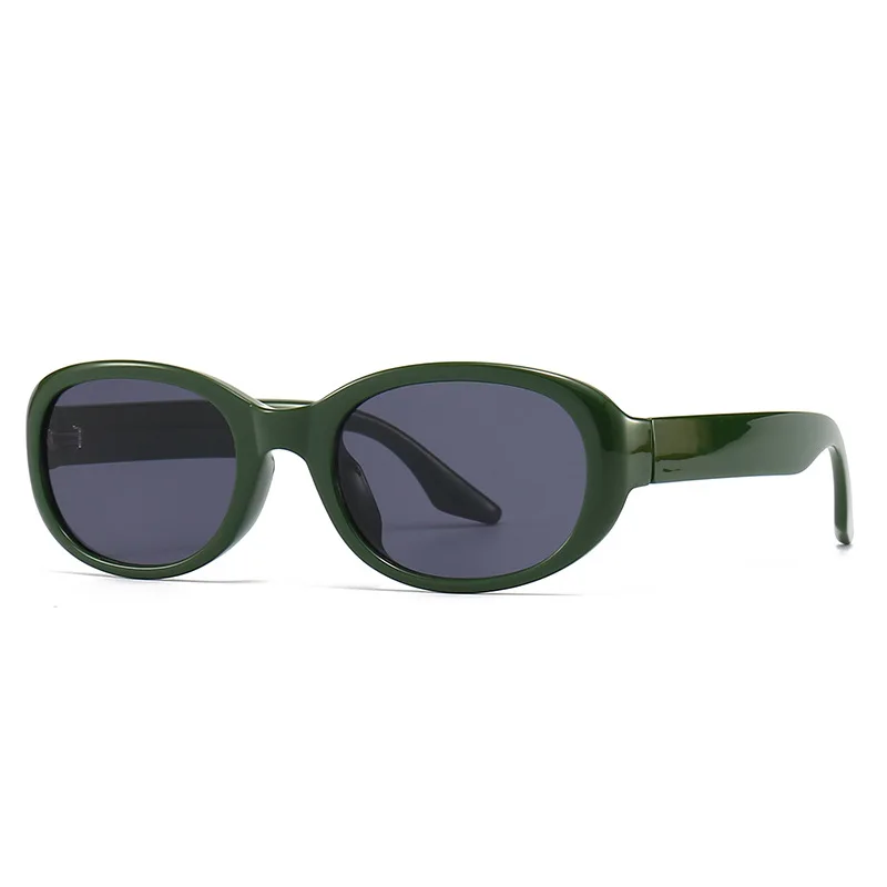 55869 Vintage Oval Sonnenbrille Frauen Marke Designer Brillen Rahmen Damen Schwarz Sonnenbrille Retro Brillen Brillen