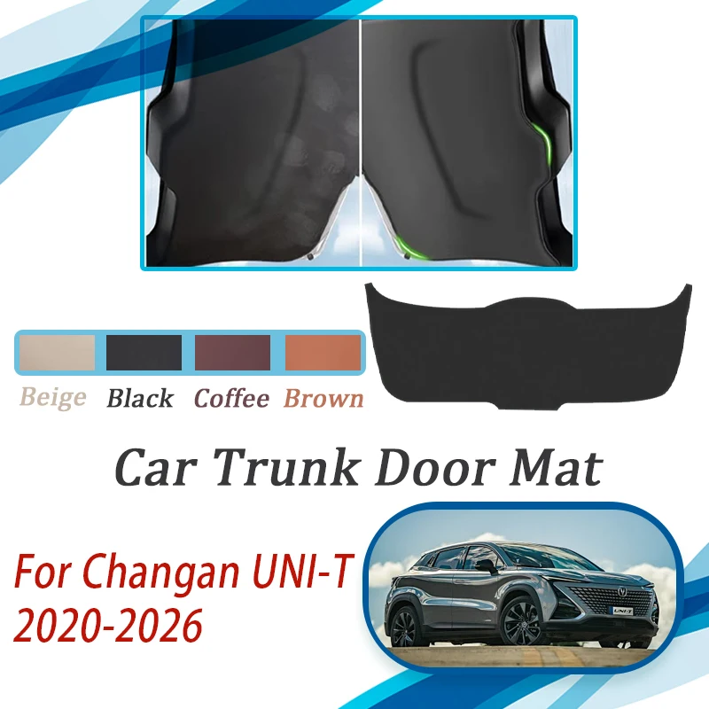 

Leather Car Tailgate Pad For Changan UNI-T UNIT 2020~2026 Anti-dirty Carpet Trunk Door Cover Boot Mats Auto Interior Acesssories