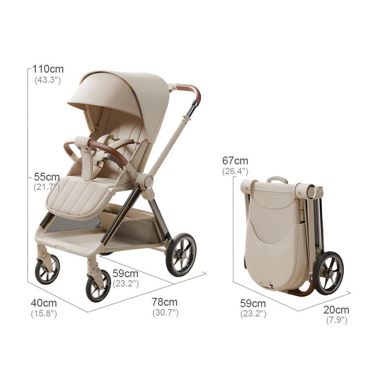 Penjualan Terlaris 2020 Kereta Dorong Bayi Mewah dan Kursi Mobil Combo 5 Titik Peralatan Atasan Keselamatan Anak-anak