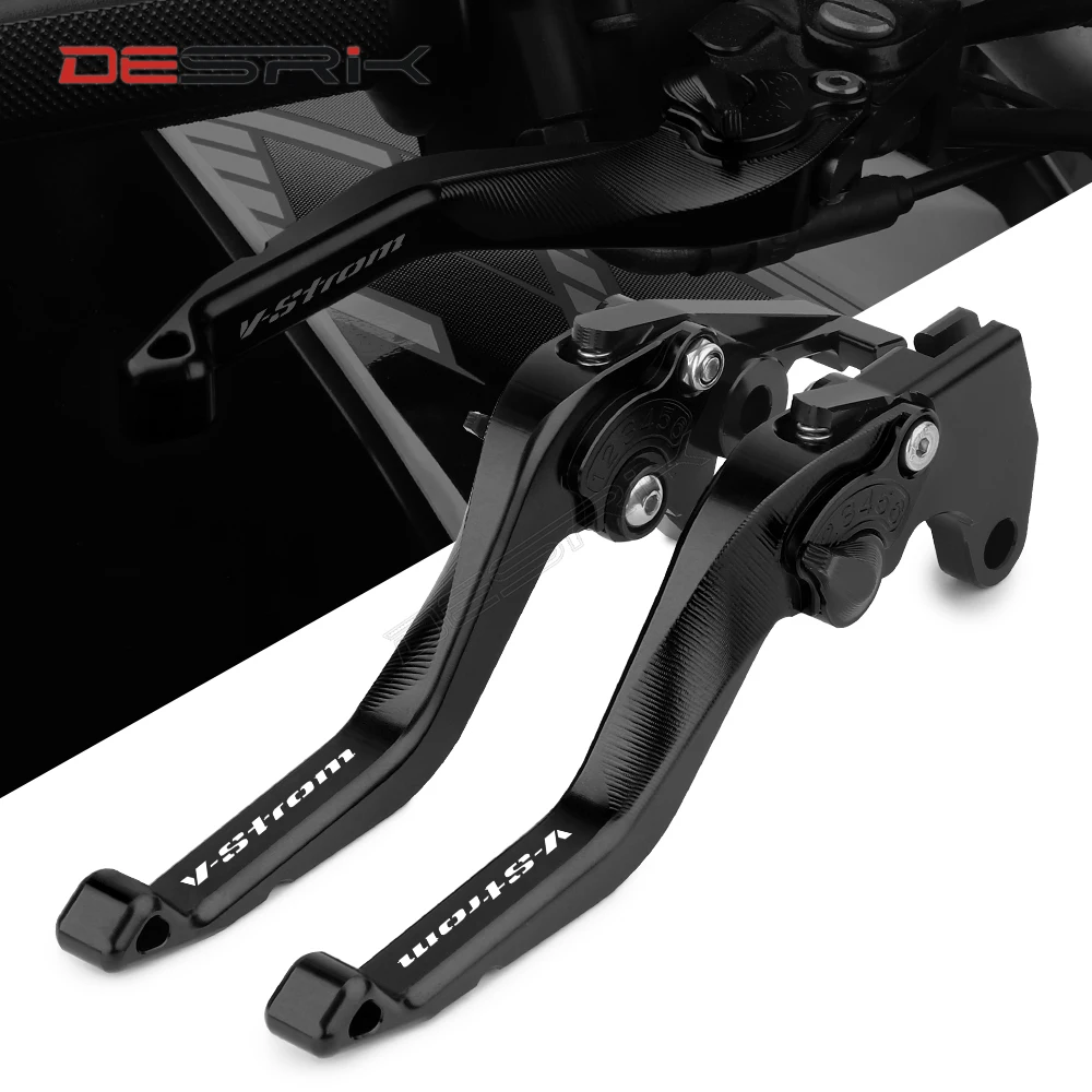 6 Colors Short Adjustable Brake Clutch Levers For Suzuki DL650 V-Strom XT DL 650 V Strom XT 2011 2012 2013 2014 - 2022