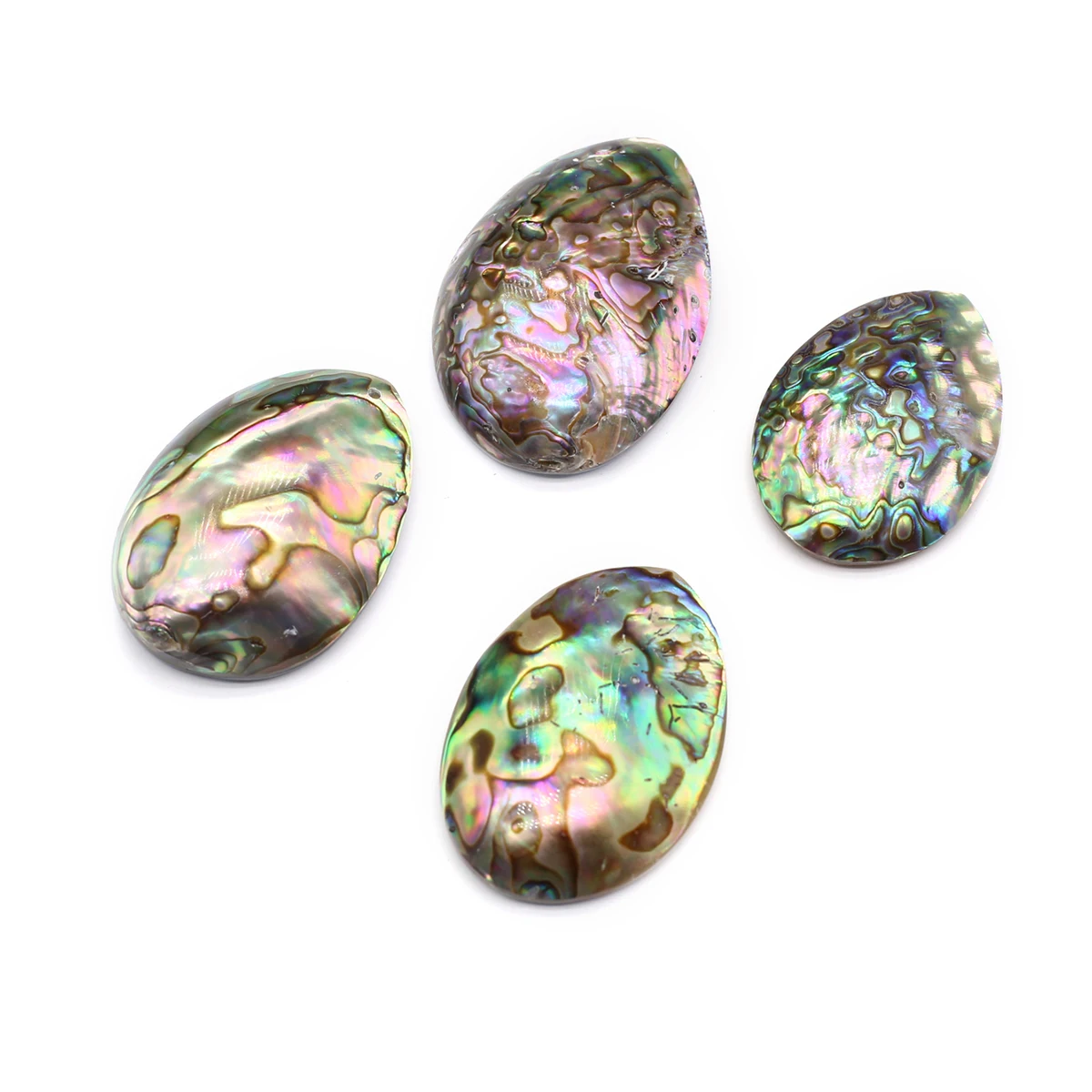 Natural Abalone Shellfish Material Mother-of-pearl Pendant Oval Exquisite Charms for Jewelry Making Diy Necklace Accessories
