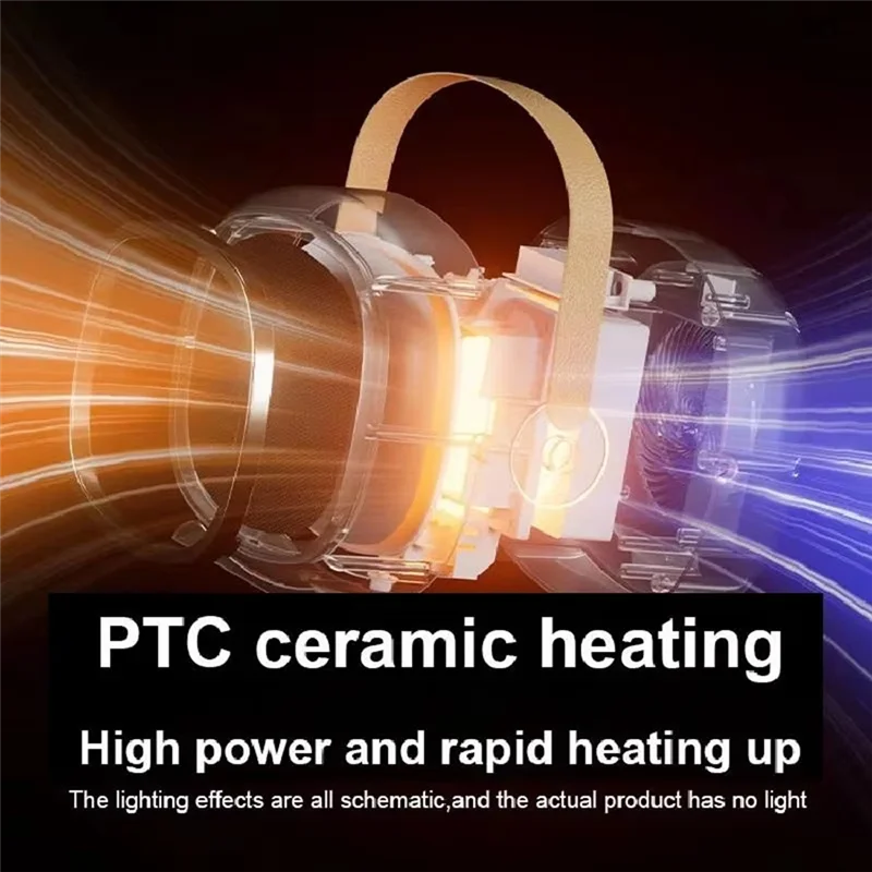 B58B-مروحة سخان كهربائي آلة الهواء الدافئ مع الرياح الساخنة موقد شخصي صغير المبرد الاتحاد الأوروبي التوصيل