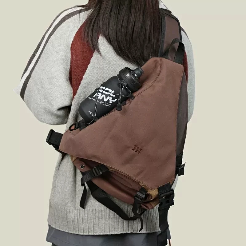 

Mountain Outdoor Trendy Brand Retro Waterproof Commuter Cycling Sports Bow and Arrow Bag Lightweight Diagonal Shoulder Bag