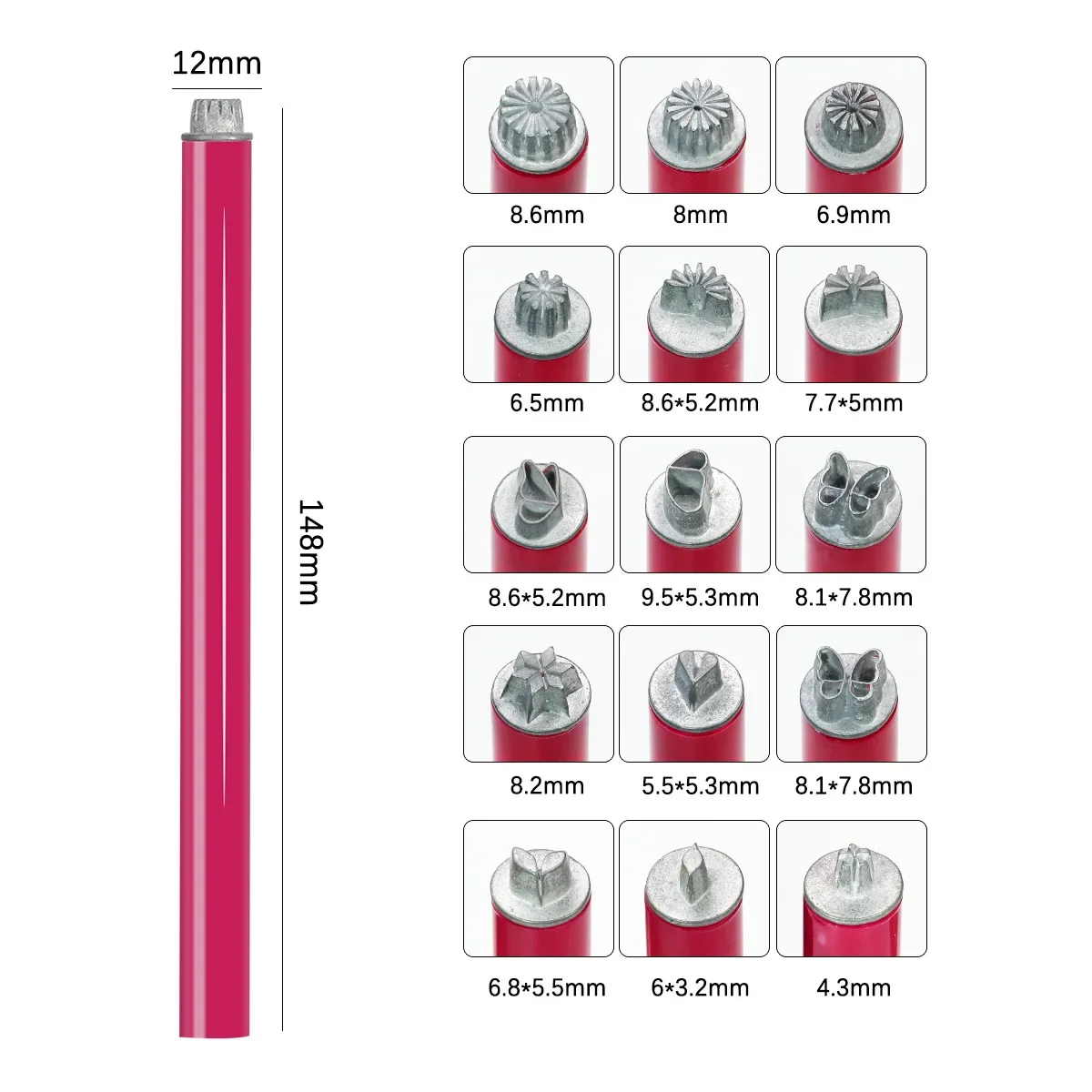 6/10/15Pcs Nail Art Stamp Pen DIY Floral Butterfly Nail Graffiti Nail Dotting Tools Polishing Painting Drawing Manicure Tools