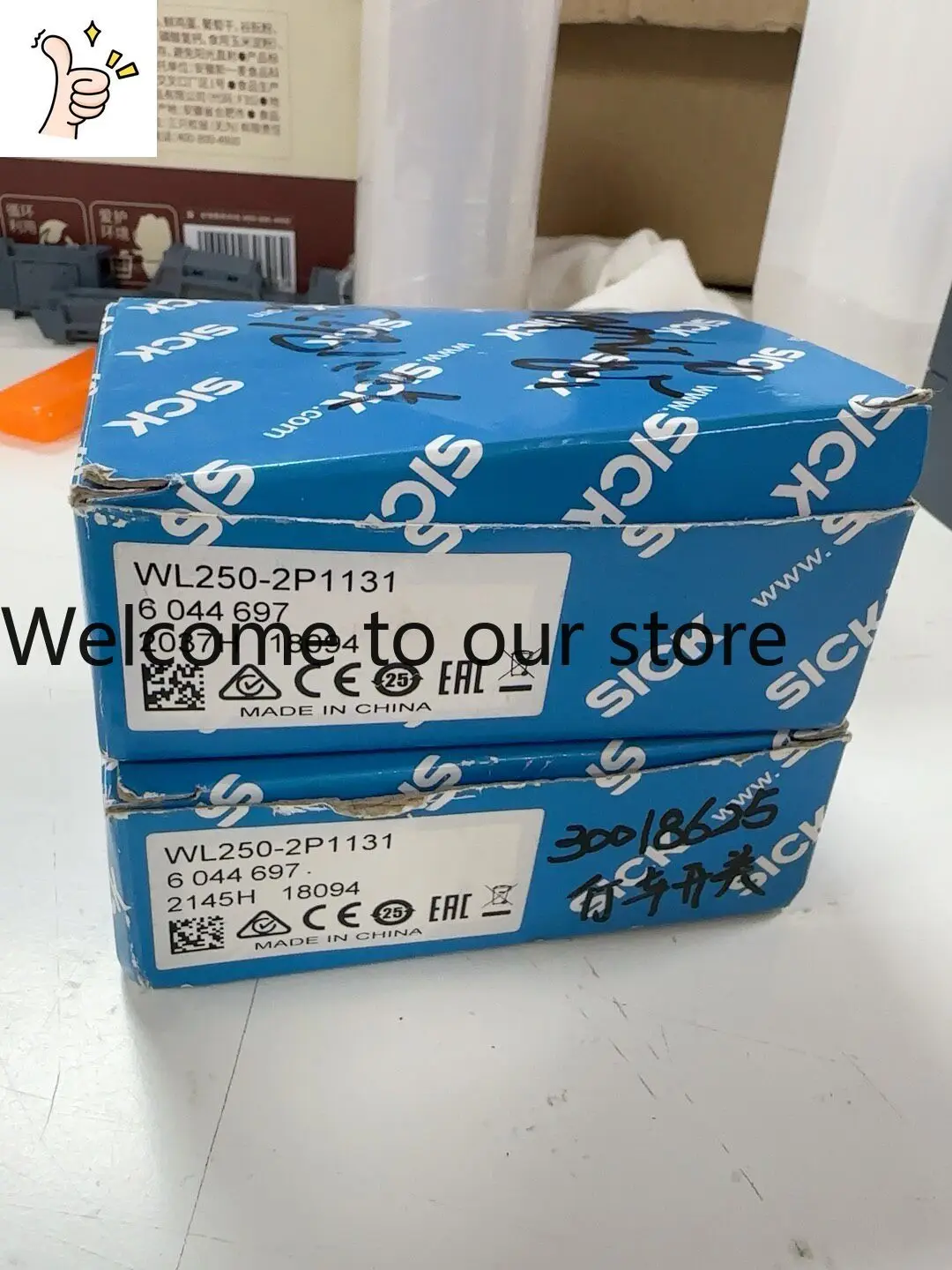 SICK WL250-2P1131 New And Unused, Packaging And Writing Introduction