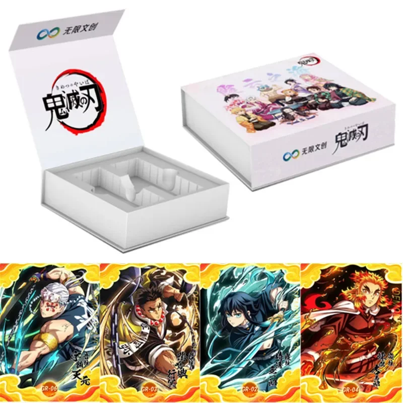 New Demon Slayer Anime Kasumi No Kai Series Card Tanjirou Nezuko Zenitsu Rare Character Collection Card Kids Toys Christmas Gift