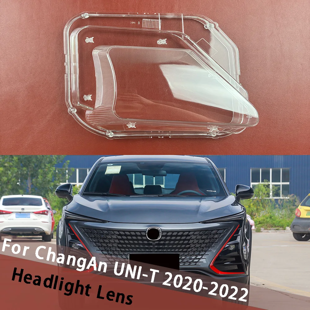

For ChangAn UNI-T 2020 2021 2022 Headlamp Housing Transparent Cover Headlight Shell Lens Replace Original Lampshade Plexiglass