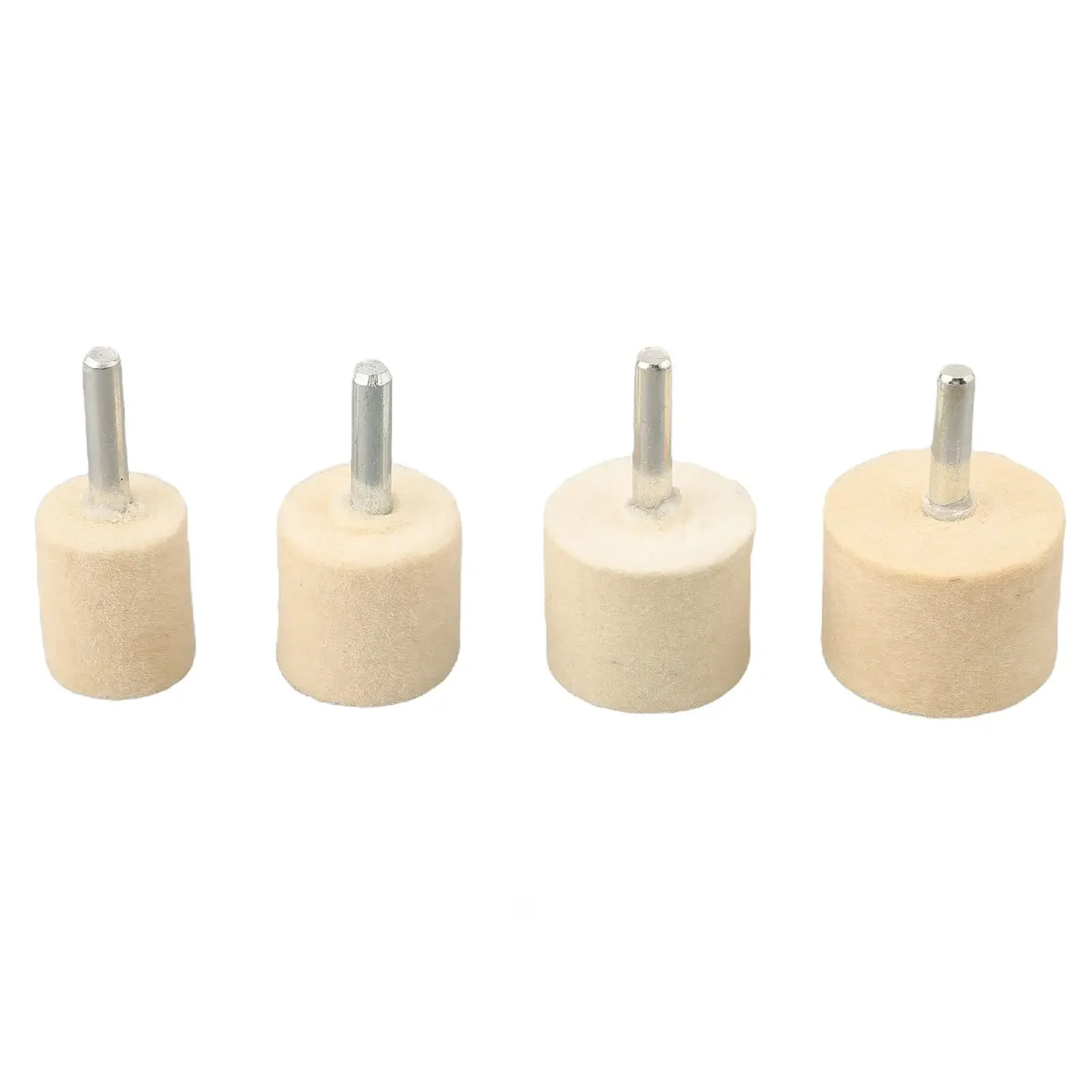 Utensili rotanti testa di molatura 6mm testa di molatura Beige montata lucidatura effetto lucidatura gambo argento facile da usare