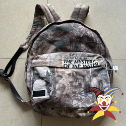 Enfants Riches Deprimes Leaf camouflage Knapsack Bag Men Women Best Quality Vintage Backpack