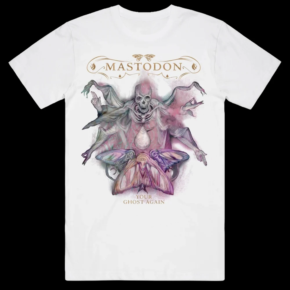 Mastodon 2026 Touring Butterfly Graphic T-Shirt Mastodon 2026 Touring Men and Women Surrounding Fans' Clothing T Shirt