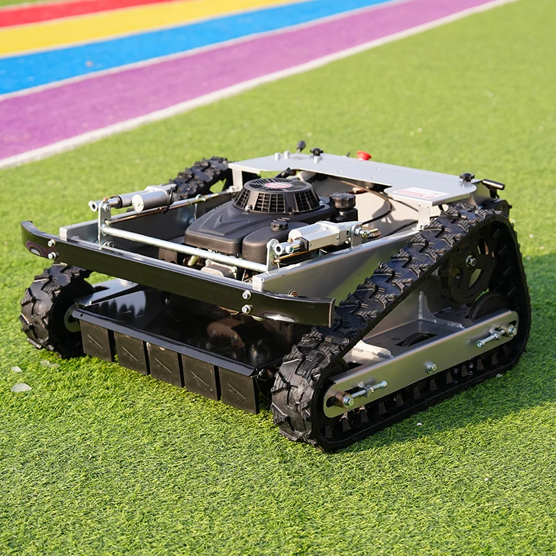 Customized Agriculture Cordless Lawn Mower Engine Remote Control Robot Lawn Mower
