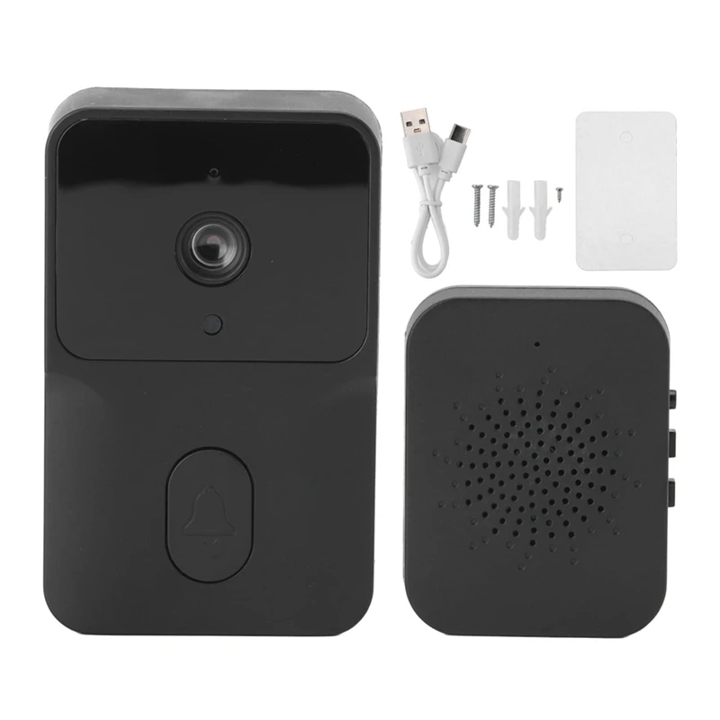 Tuya Smart Doorbell With HD Night Vision WIFI 2-Way Intercom Real-Time Viewing For Home Security System