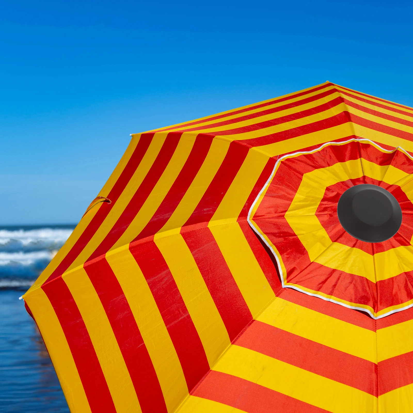 

2 Pcs Umbrella Cap Bubble Accessories Outdoor Replacement Top Plastic Rain Tip Protector