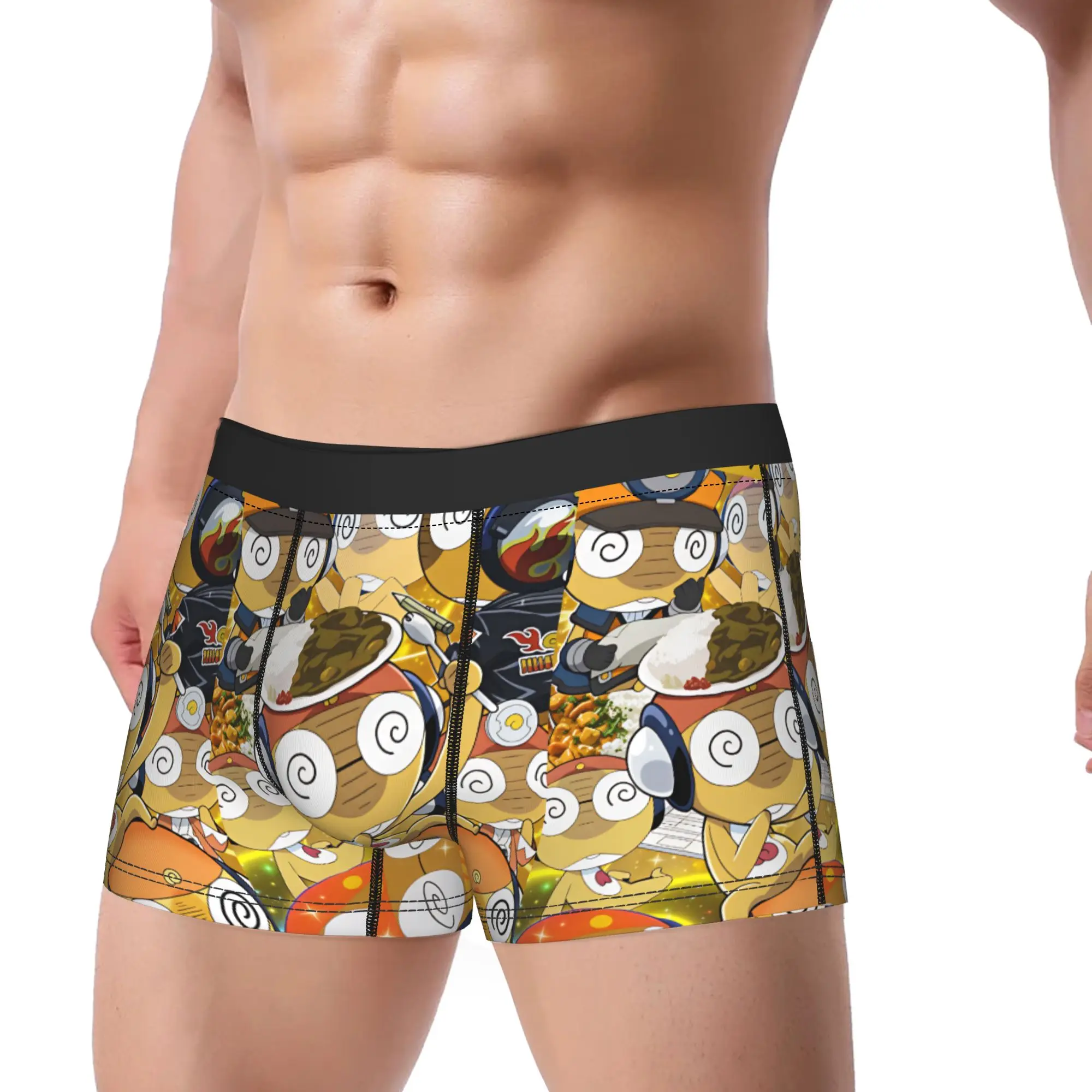 Keroros Giroro Boxer Shorts  Pouch Underwear Hot Sale Pattern Shorts Briefs Comfortable Man Panties Plus Size