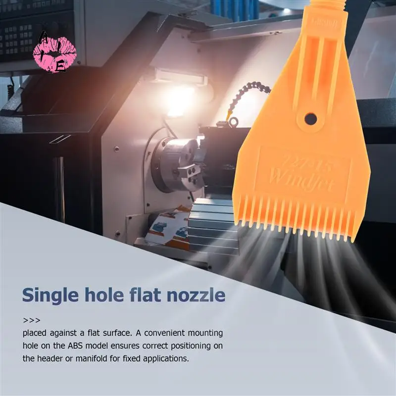 

A11E-1/4BSP Male Thread ABS Single Hole Air Blow Off Flat Jet Nozzle Yellow