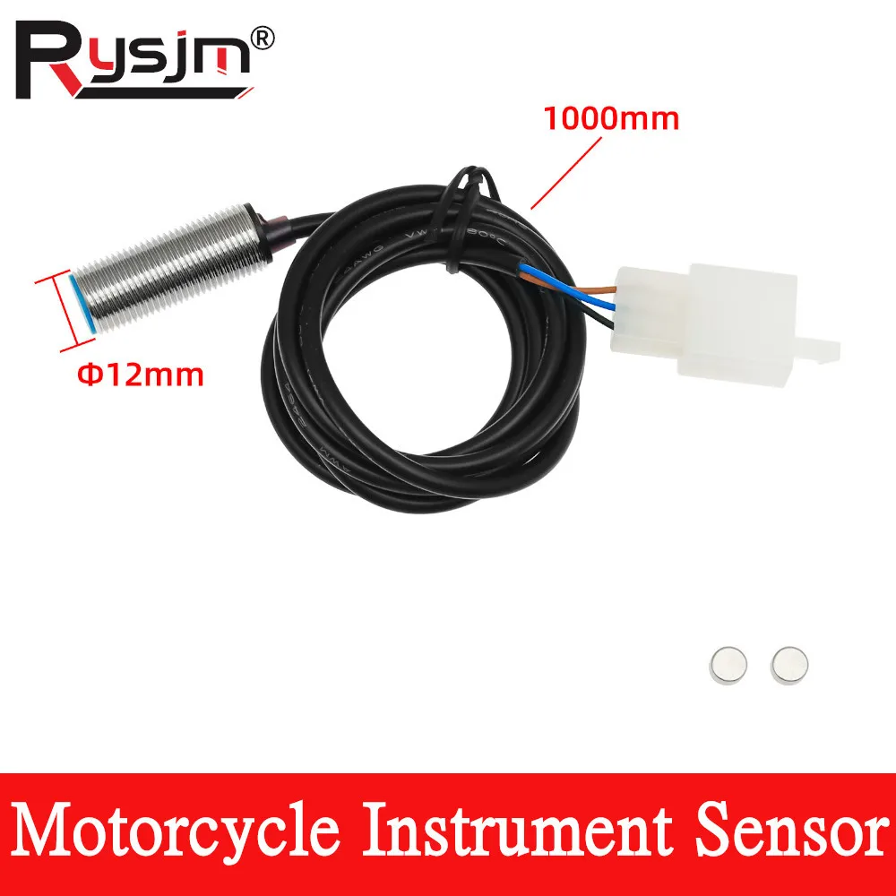 1X Speedometer Motorcycle Sensor Universal Replacement Kit Motorcycle Speed Meter Sensor With 2 Magnets For Motorbike Instrument