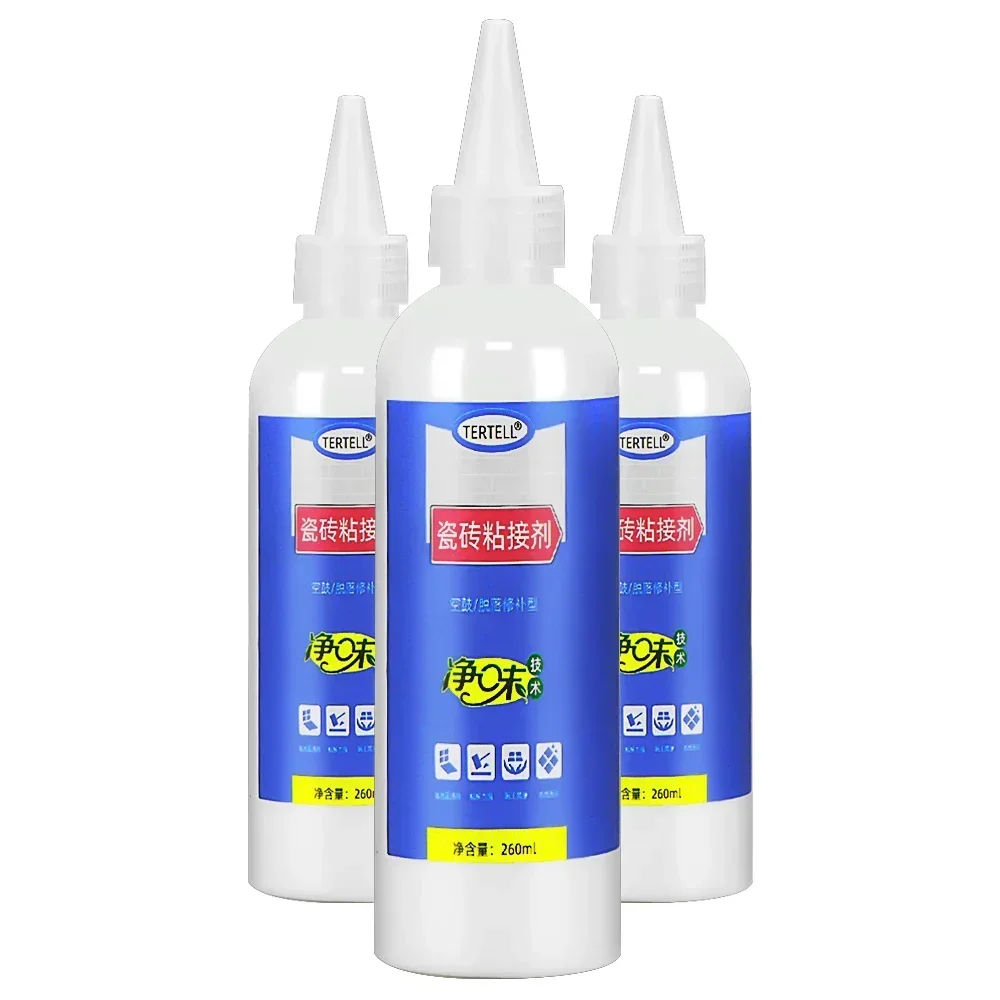 Tile Glue Strong Adhesive Floor Tile Empty Drum Loose Repair Injection Filling Seam Instead of Wall Tile Falling Off Back Glue