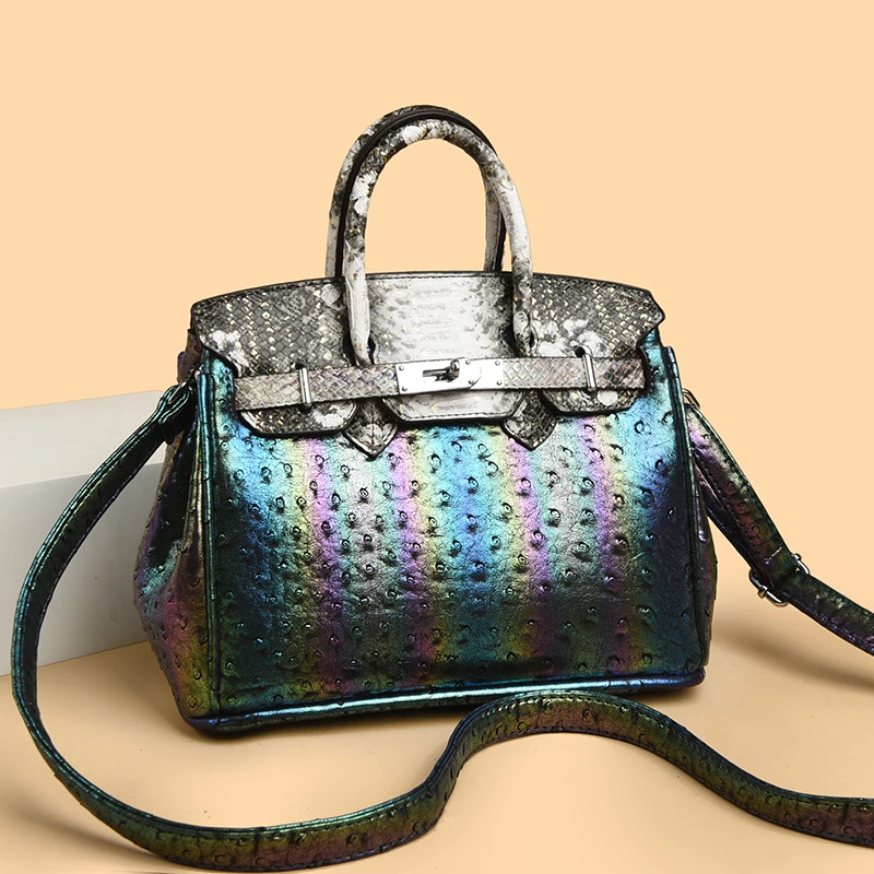 

High-Quality Tote Bag With Crossbody Strap, Leather Handbag For Women Elegant Classic Luxury Brand