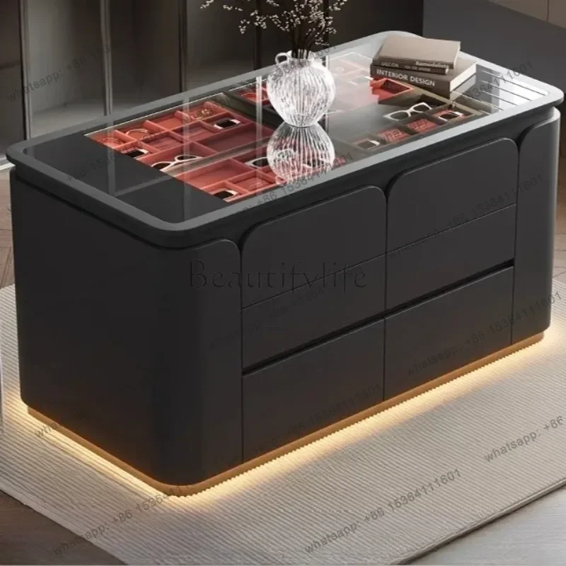 FG Display Dust Proof Living Room Cabinets Adults Standing Shelf Multipurpose Cabinet Showcase Floor Szafki Do Salonu Furniture