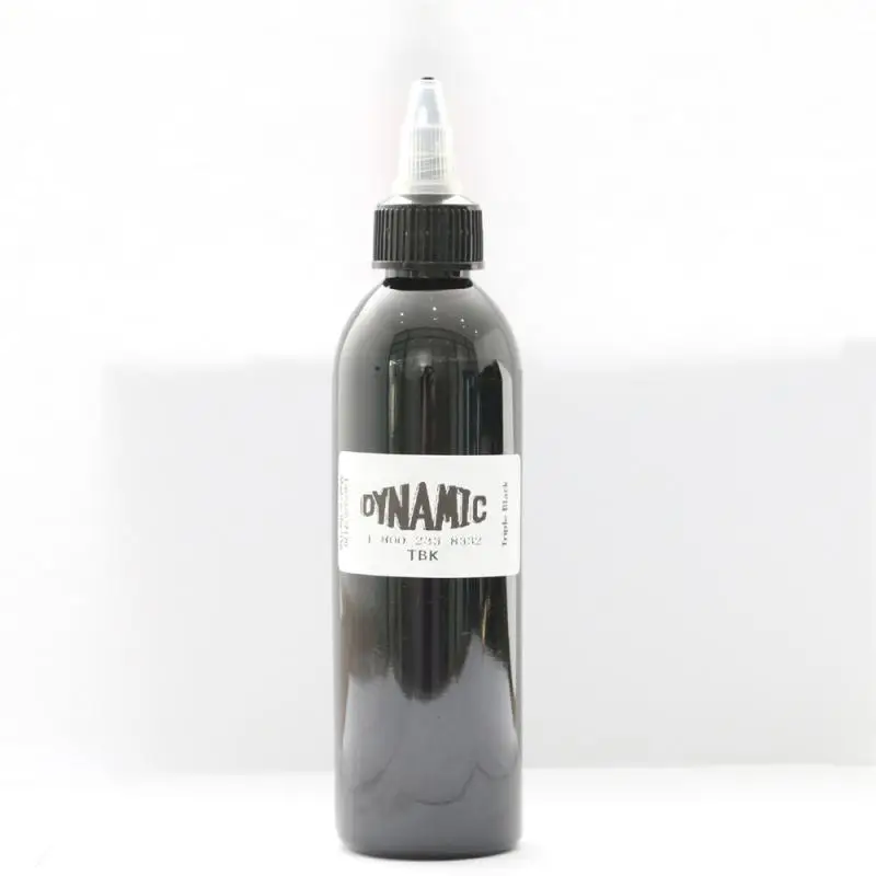 Tinta de tatuaje de Triple pigmento negro dinámico, Material de maquillaje de calidad, 60ml, 90ml, 120ml