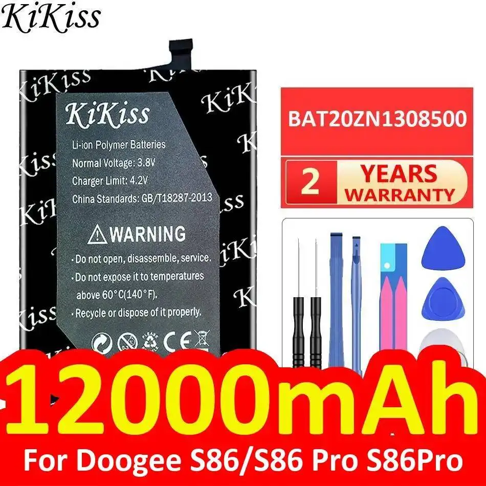 

BAT20ZN1308500 Mobile Phone Battery High Capacity 12000mAh For Doogee S86 Pro