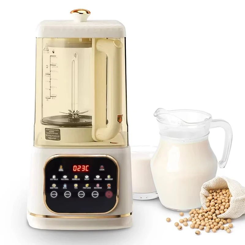

16 in 1 Automatic Soy Milk Maker Blender 60oz Homemade Almond, Oat, Plant-Based Milk, 24H Timer/Auto-clean/Low-Noise Milk Maker