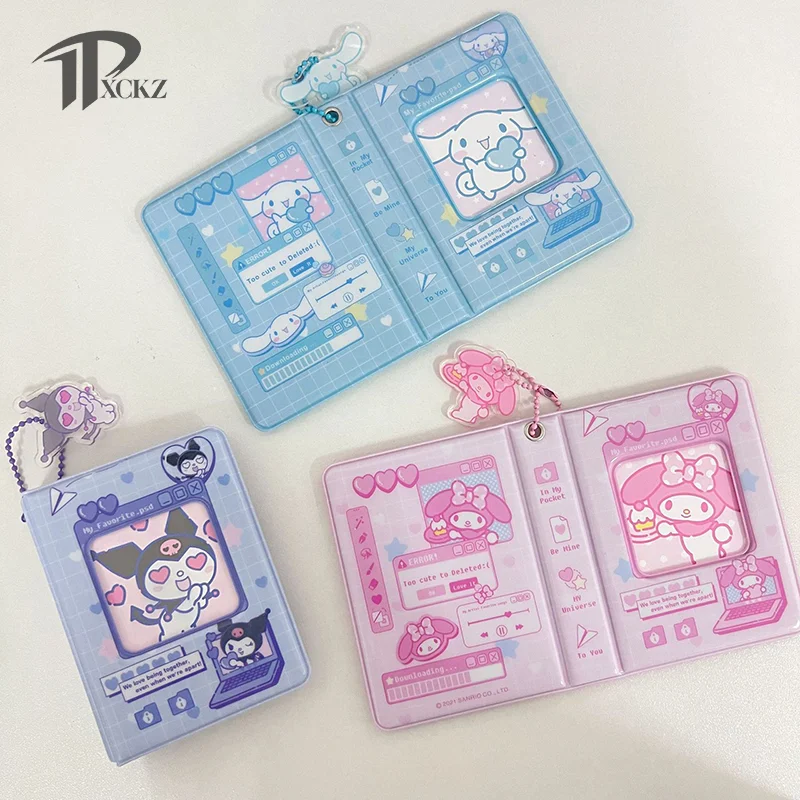 Cartoon Cat Photo Album 3 Inch Photo Card Holder Kpop Idol Card Binder Collection Book 40 Pocket Business Card Book Album