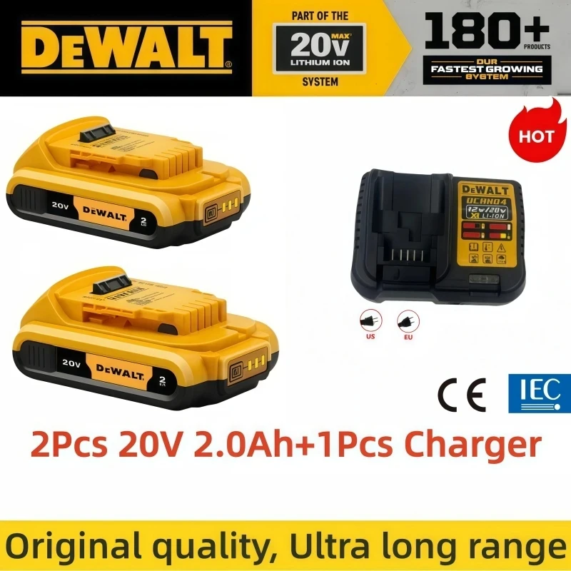 Original DEWALT Battery 20V/60V 9000mAh,dewalt 18v Battery,DCB200 DCB205 DCB206 DCD805 Power Tools Battery,dewalt 20V Charger image 3