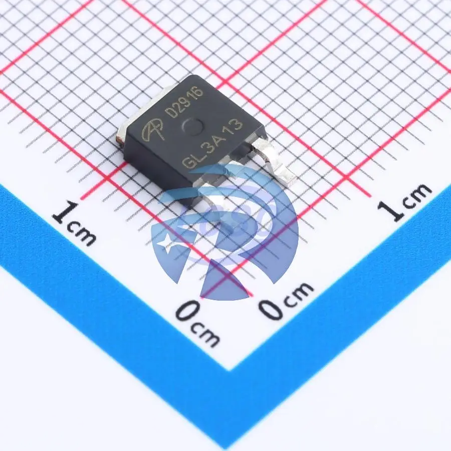 AOD2916 100 в 34 МОм @ 10 А, 10 в 2,7 в @ 252 мА 1 N-канал TO-(DPAK) MOSFETs китайский поставщик чипов