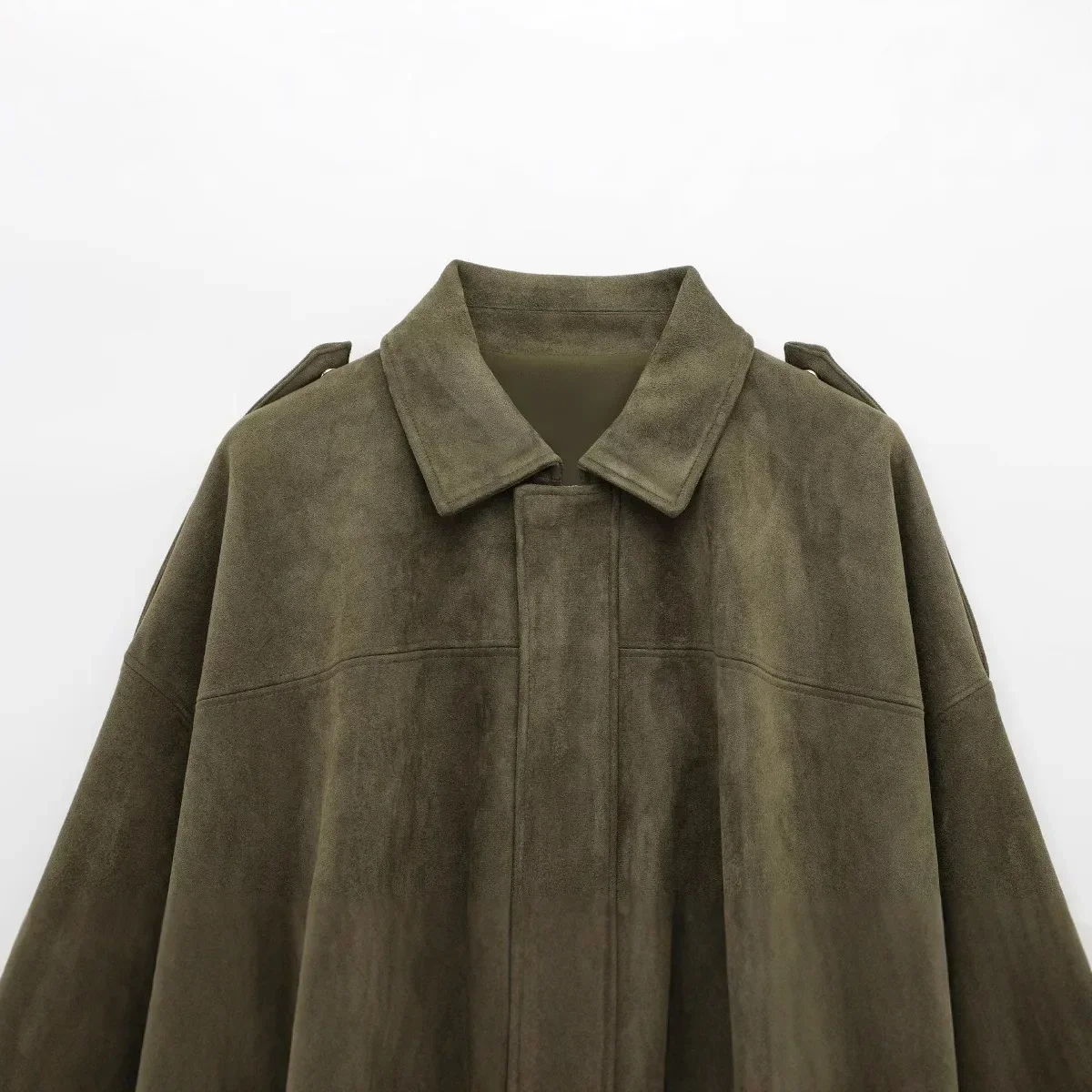 가을 신상 벨벳 질감 파일럿 재킷 여성용 크로스보더 의류 긴팔 탑