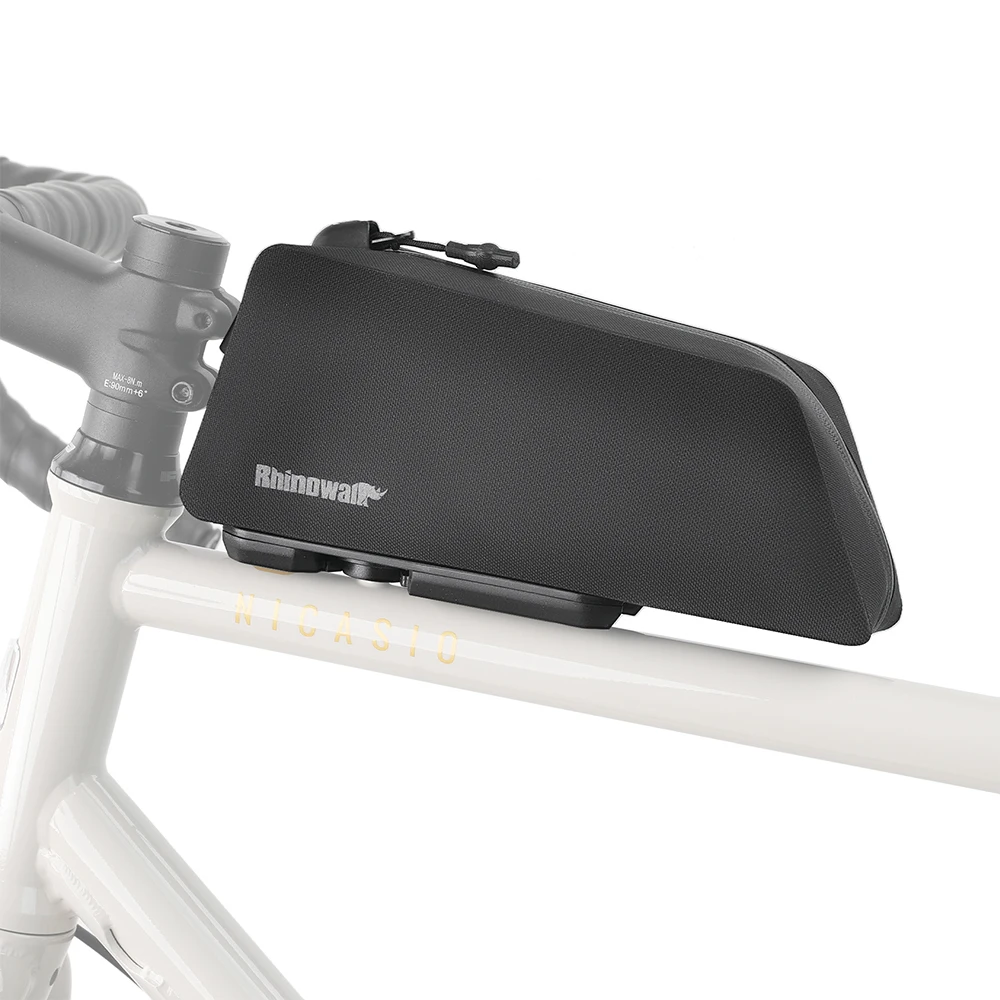 AliExpress Rhinowalk Top Tube Bag Waterproof 1L Cycling Quick Release Front/Bottom Tube Frame Bag With UFO Disc Fast Installation/Removal