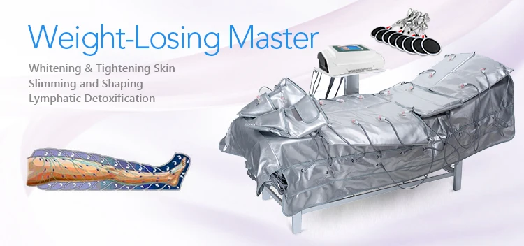 الضغط ضغط الهواء آلة تدليك آلة الشفط اللمفاوي والجسم مدلك