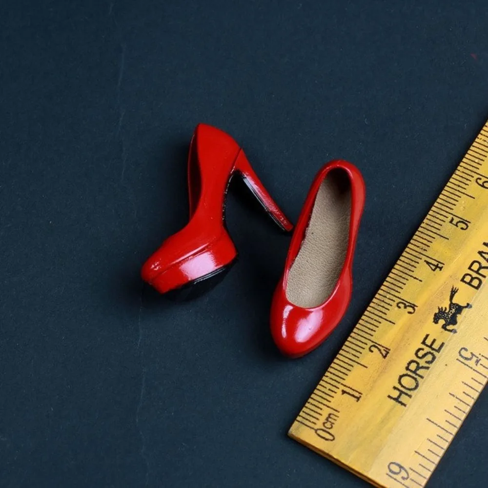 

1/6 Scale 1/6 High Heel Shoes Simulation Daily Wear Doll Stiletto Shoes Model Toy Action Figure Doll Shoes Doll Accessories