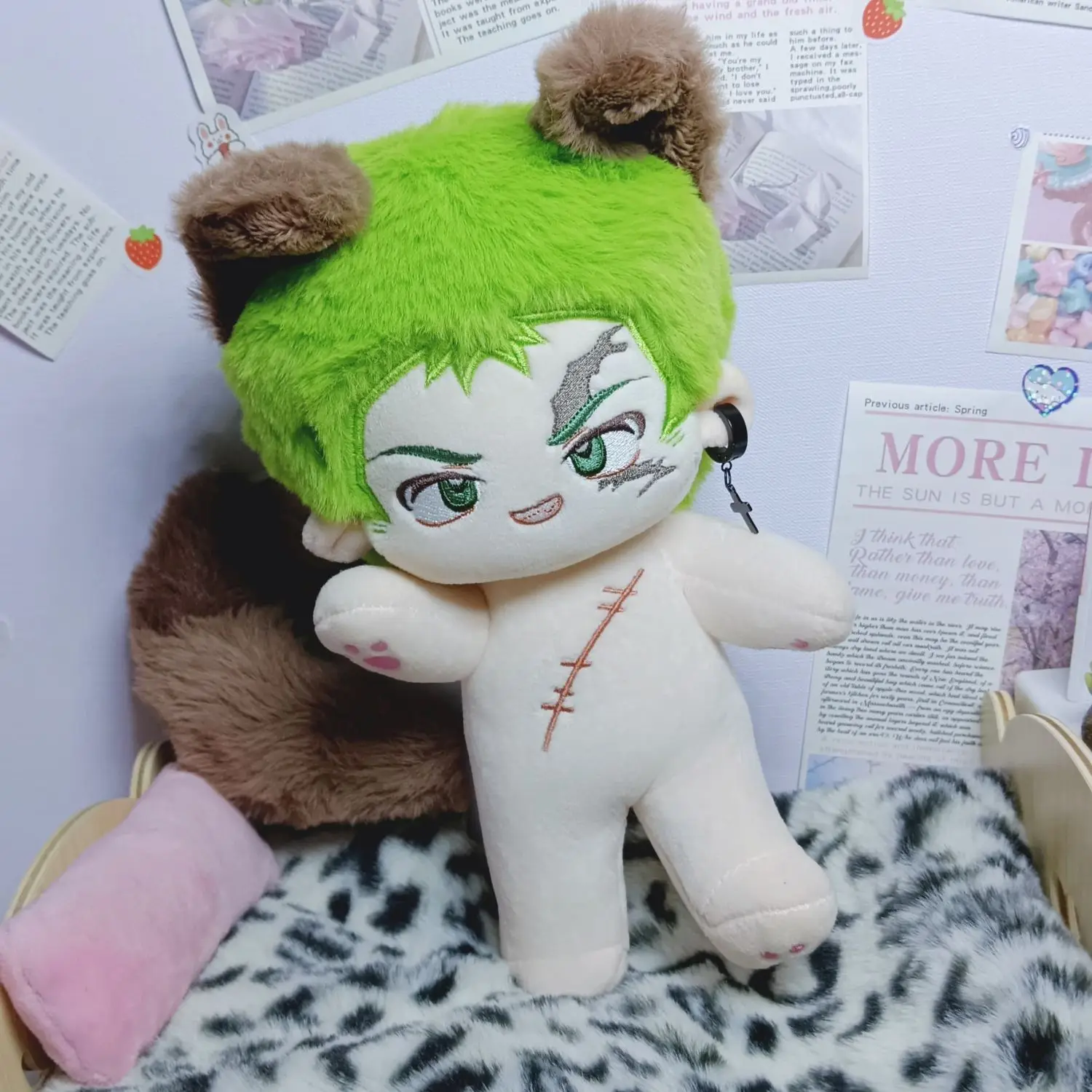 

20cm - One Zoro Roronoa Plush Doll Piece Anime Kawaii Stuffed Toy Cotton Plushie Cute Figure Collection Birthday Gift for Fans