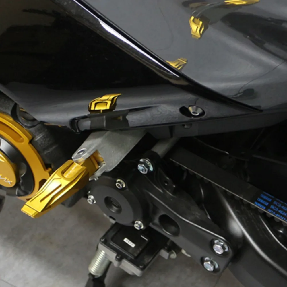 

Складная подставка для ног пассажира, аксессуары для Yamaha TMAX530 TMAX560 MT03 MT07 MT09 TMAX530 DX SX, подножки для водителя мотоцикла, педаль