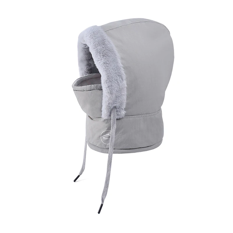 AliExpress Hooded Balaclava Face Mask For Adult In Winter–Neck Warm,Windproof,Thick Plush Fluffy Beanies Hood,Suitable For Outdoor Skiing