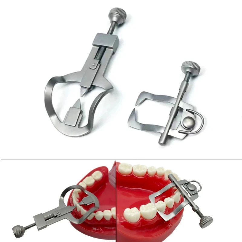 

Dental Teeth Separator Stainless Steel Anterior/Posterior Tooth Divider Wedges Retainer Autoclavable Tooth Separation Tool