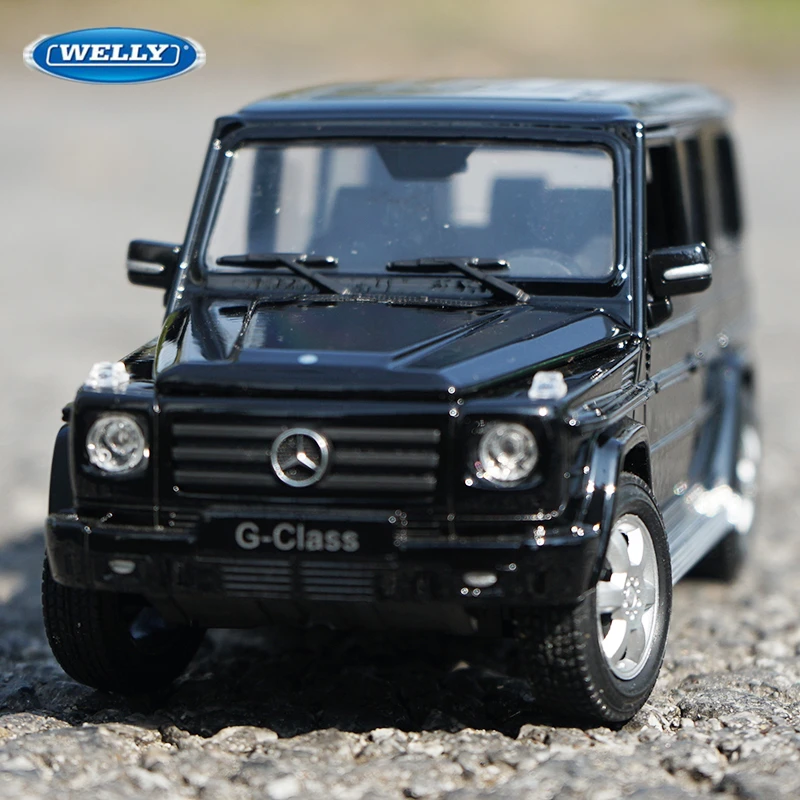 

Модель автомобиля WELLY 1:24 Mercedes Benz G-Class G63 G65 из сплава, литая металлическая Игрушечная машина, внедорожник, модель автомобиля, имитация детских автомобилей