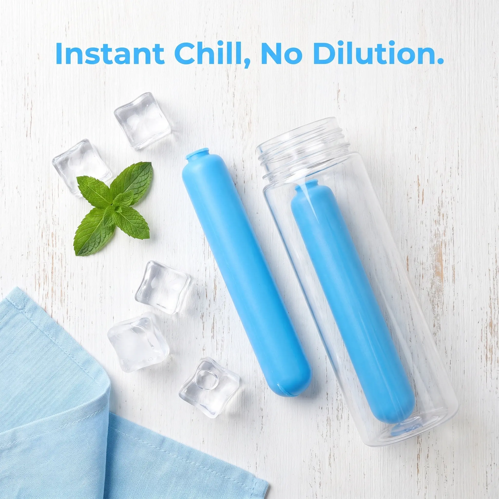4Pcs Reusable Ice Sticks Cylin - огляд і ціна Sports Water Bottle Insulated