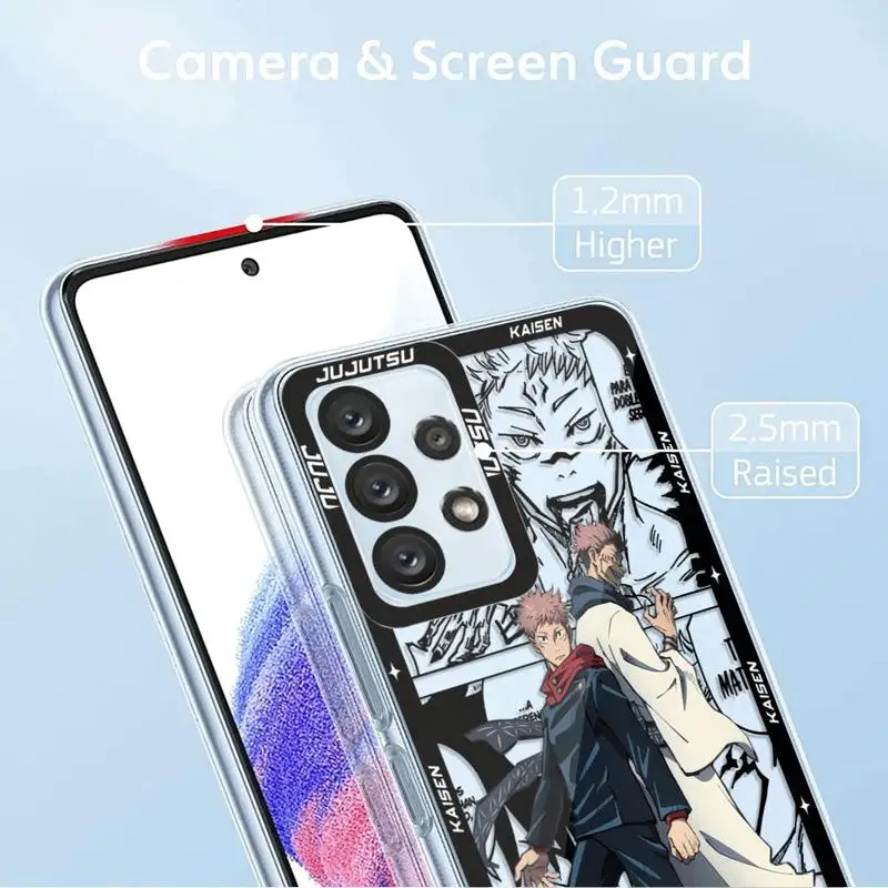 Anime J-Jujutsu Kaisen Phone Case for Samsung Galaxy A13 A14 A32 A11 A53 A34 A33 A12 A54 A73 A23 A42 A22 A72 Cover