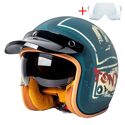 오토바이 헬멧 카스코 모토 헬멧 오픈 페이스 헬멧 Capacete De Moto 사계절 사이클링 헬멧 남성 여성 DOT 인증