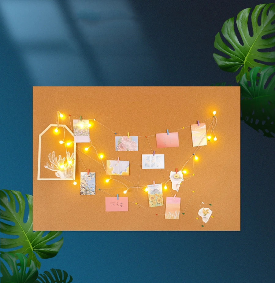Aqumotic Message Board Cork Photo Wall Decorative Pinboards for Wall Message Home Decor Tack Boards Sticker Corcho Para Pared