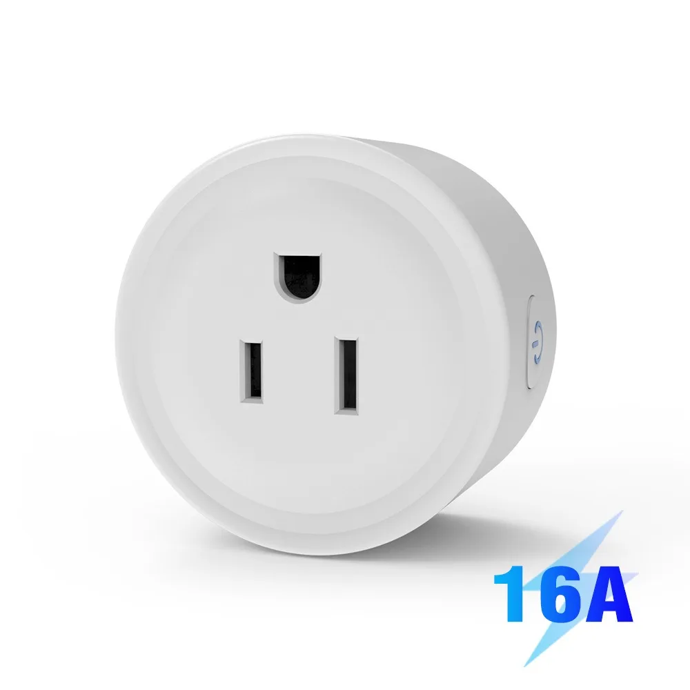 

Remote Voice Control Smart Plug US Plug 110-240V Smart Wifi Socket 10A/16A/20A Power Monitoring Smart Plug Outlet Office