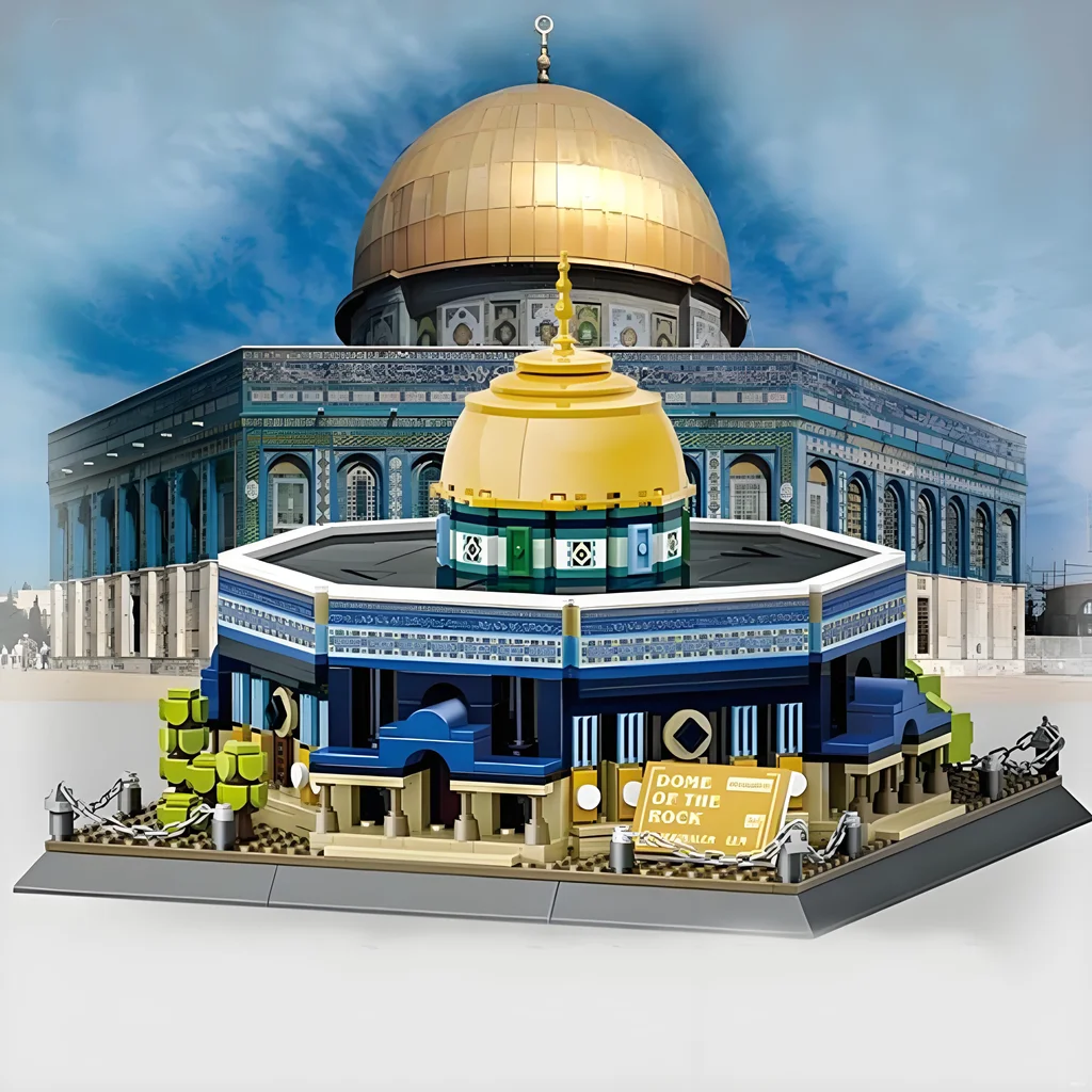 dome-of-the-rock-bricks-model-historical-jerusalem-architecture-ornament-building-blocks-set-collection-toy-gift-for-kids-adults