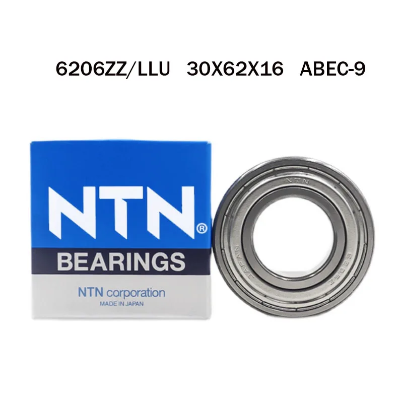 

2PCS Original Japan NTN Bearing 6206ZZ 6206LLU ABEC-9 Ball Bearing 30x62x16 High Speed Deep Groove 6206 Ball bearings подшипник
