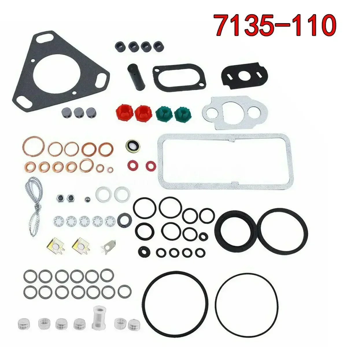 Conjunto Kit de Reparo 7135110 para Ford Massey Ferguson Cav Dpa Juntas de Reparo da Bomba de Injeção para Várias Marcas 1